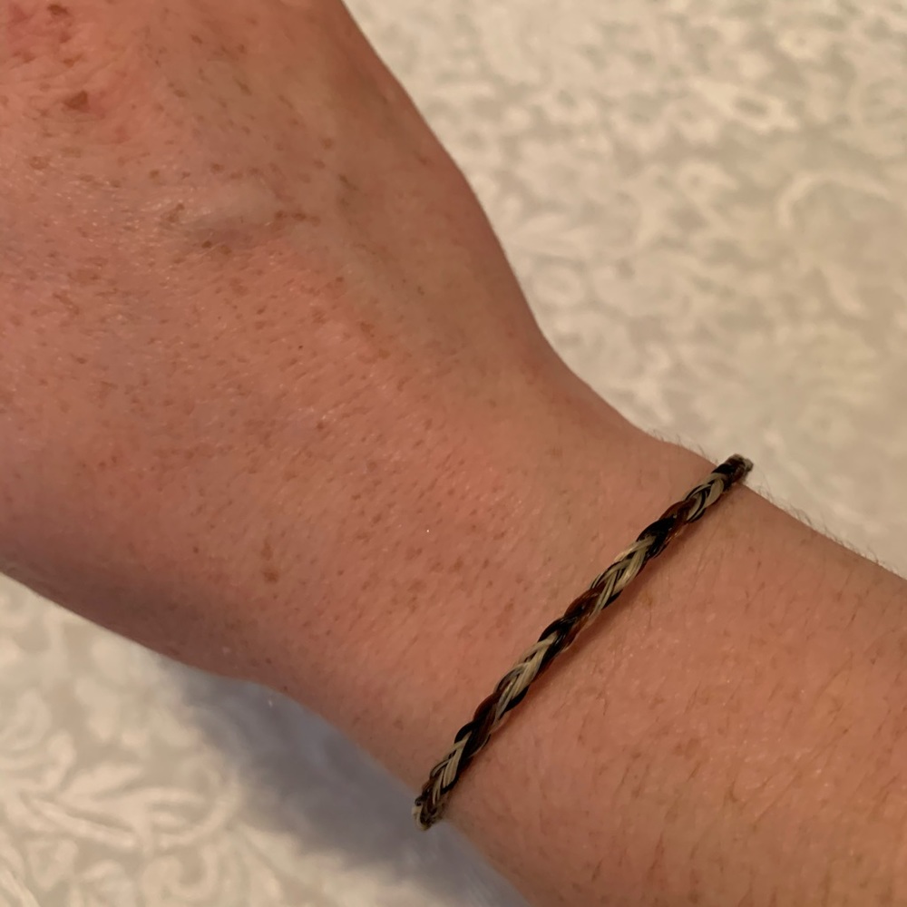Handmade horsehair bracelet